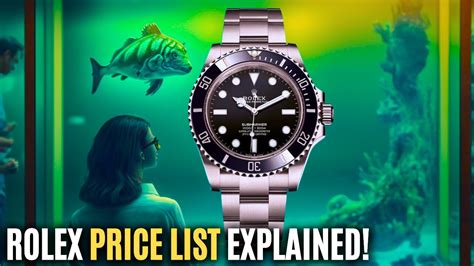 how.much does a rolex cost|rolex price list.